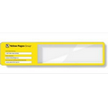 Clear Plastic Magnifier Bookmark Ruler (1.63"x7.75"), Spot Colors